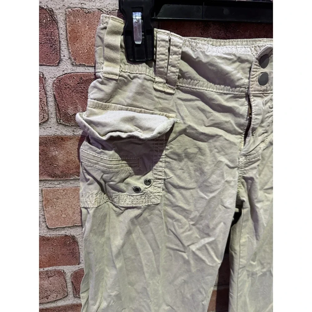 Old Navy‎ Boys Lightweight Cargo Shorts Casual Solid Khaki Outdoor Size 1 /Small